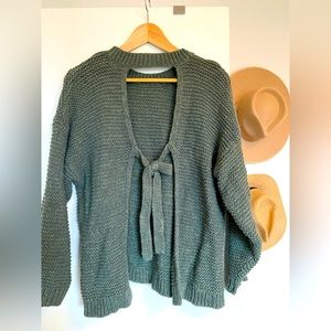 Aerie open back sweater